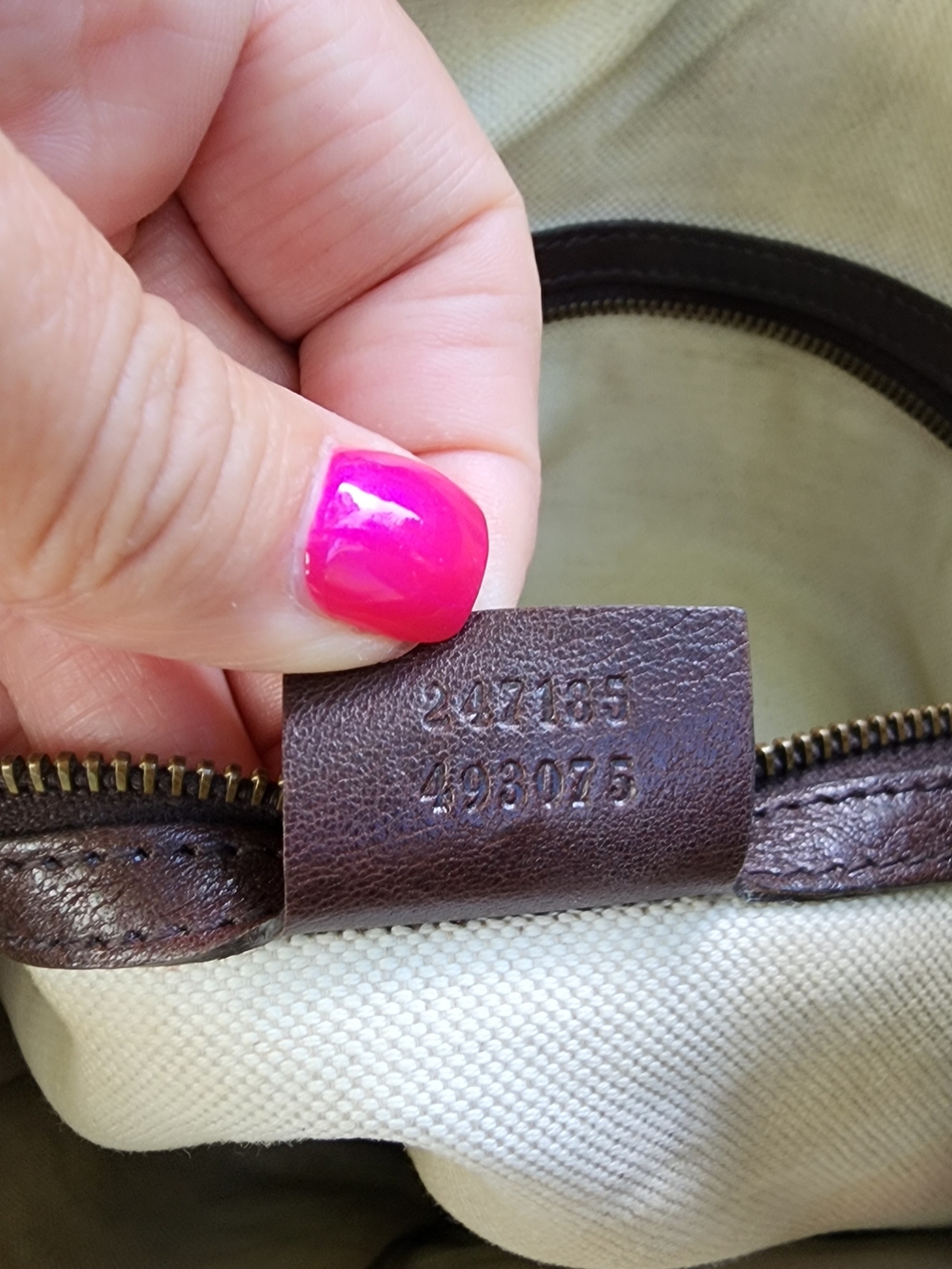 Gucci Brown GG Canvas Medium Running Hobo Bag Gold Hardware 247185 - Picture 4 of 16